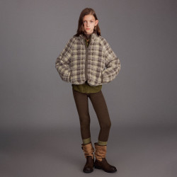 ELLE kids 女童针织打底裤 咖色 120cm