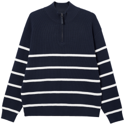 杰克琼斯 杰克·琼斯（JACK&JONES）26年冬季新款男装毛衣休闲条纹户外毛针织衫226125