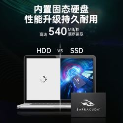 希捷 固态硬盘 2.5英寸 SATA接口 台式机电脑笔记本SSD固态硬盘 酷鱼系列 256G