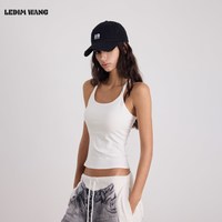 LEDIM WANG 工字U领带胸垫修身吊带背心