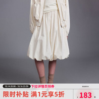 ELLE kids 五折！ 学院风复古花苞中长半裙