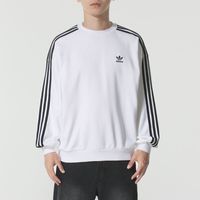 阿迪达斯 三叶草男装2025冬季新款OVERSIZE CREW卫衣KD1834