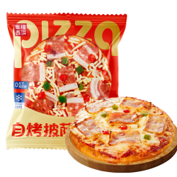 幸福西饼 180g美式培根披萨  多口味可选