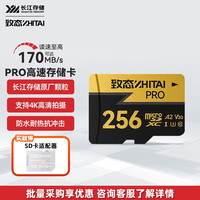 致态 长江存储 TF PRO专业高速存储卡 U3 V30 A2 读速170MB/s 无人机运动相机内存卡 256GB