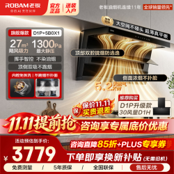 老板 小黑翼D1P油烟机+5.2kW节能灶5B0X1 烟灶套装
