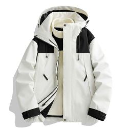 诺诗兰 三合一冲锋夹克男士春秋季可拆卸百搭外套运动登山上衣服男
