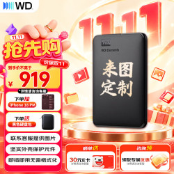 西部数据 个性企业 移动硬盘  2TB