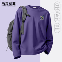马克华菲 纯棉圆领长袖T恤