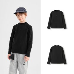 巴拉巴拉 童装儿童长袖t恤男童女童打底衫冬装中大童衣服百搭上衣