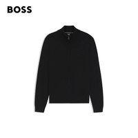 88VIP：BOSS 博斯男羊毛老钱商务休闲立领拉链针织开衫