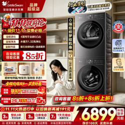 小天鹅 小乌梅5.0轻享版 TG10K20+TH10K20 热泵洗烘套装