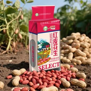 鹤来香 红皮花生米 400g*1袋