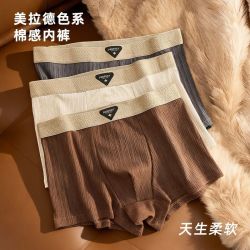 顶瓜瓜 新疆棉10A级抗菌男士内裤 3条