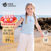 贝肽斯 儿童短袖T恤背心2026新款夏季女童宝宝甜美洋气上衣童装 绿色 120