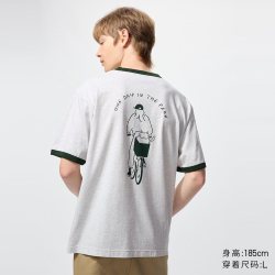 优衣库 Yu Nagaba UT/短袖T恤优衣库男装女装印花485038