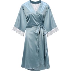 EMMA ROSE EMMAROSE春夏大码睡袍女士性感浴袍宽松家居服胖mm睡衣晨袍薄款