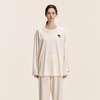 TEENIE WEENIE TeenieWeenie小熊纯棉刺绣睡衣女款秋季2026新款情侣长袖家居服