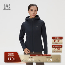 KOLON SPORT 防泼水 软壳夹克  黑色BK-女 S