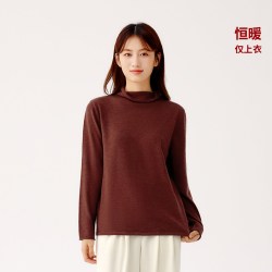三枪 家居服毛衣美拉德秋冬高领女休闲打底针织衫