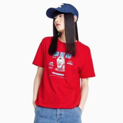 A21 女装短袖套头T恤春夏新款韩版修身显瘦圆领短款上衣