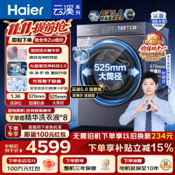 海尔 云溪5.0系列 XQG120-BLEG7AD5U1 滚筒洗衣机 12kg