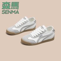 森馬 森马女鞋2026秋季新款复古德训鞋增高防滑阿甘板鞋运动女款