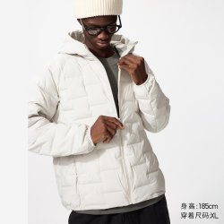优衣库 PUFFTECH空气棉服连帽外套优衣库男装女装夹克478268