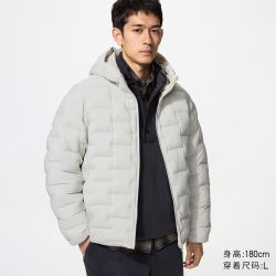 优衣库 PUFFTECH空气棉服连帽外套优衣库男装486172
