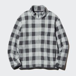 优衣库 童装男童女童摇粒绒拉链茄克/长袖优衣库外套夹克490468