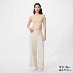 优衣库 可机洗针织长裤常规款优衣库女装休闲裤裤子486095