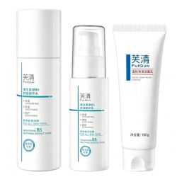 芙清 淘金币76.45 芙清B5水100ml+乳50ml+洁面乳100g三件套
