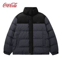百亿补贴：可口可乐 冬季潮牌加厚男士立领羽绒服90绒保暖外套