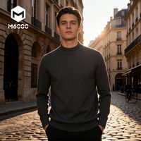 百亿补贴：M6000 男士天丝莱赛尔绵羊毛中领毛衣