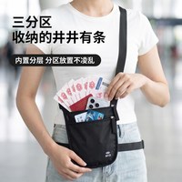 88VIP：LEHUO TRAVEL RFID防盗刷腰包出国旅行欧洲贴身隐形防偷护照斜挎包轻便防盗包