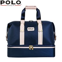 POLO 包邮polo golf新款高尔夫衣物包男女 golf球包 双层服装包 旅行包