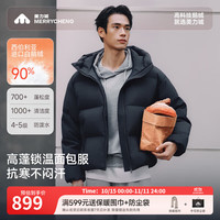 美力城 白鹅绒羽绒服 修身立领外套男 039