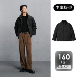 GXG 男装 微肌理感通勤羽绒服男面包服24冬品G24XY24006
