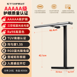 松下 致皓系列 HHLT0623B 国AA级护眼台灯 19W 蓝色 哆啦A梦合作款