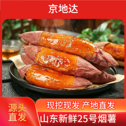 京地达 CUIZHI 崔芝 京东生鲜 崔芝 京东生鲜 崔芝（CUIZHI）山东烟薯25号红薯 糖心蜜薯 烤地瓜甜薯番薯 中果5斤装 JD直达