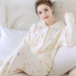 珊瑚绒睡衣冬季女款2026新款加厚加绒秋冬款法兰绒女士家居服套装