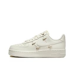 耐克 Air Force 1耐克正品迷你勾防滑耐磨低帮板鞋白金FV3654-111