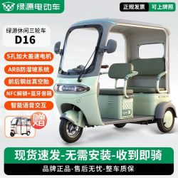 绿源 D16智能语音操控电动三轮车蓝牙音响时尚长续航休闲三轮车