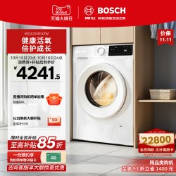 博世 云朵白2.0系列 XQG100-WGA254EA2W 滚筒洗衣机 10kg