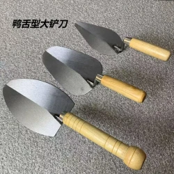 新款长木柄抹泥刀批灰刀灰铲收光刀泥工瓦工装修瓦工工具手动工具