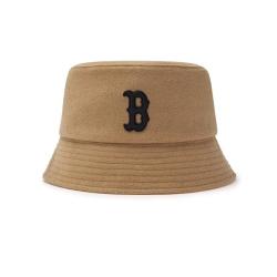 MLB 时尚基础款羊毛渔夫帽男女帽子