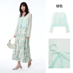 太平鸟 女装夏季新款薄披线开衫A1EDF2413