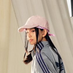 阿迪达斯 小童复古街潮系列牛仔布遮阳棒球帽太阳帽adidas阿迪达斯三叶草