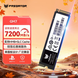 宏碁 PREDATOR 宏碁掠夺者 GM7系列 NVMe M.2 固态硬盘 512GB（PCI-E4.0）