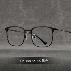 目戲 目戏近视眼镜可配蔡司度数可选钛合金网上配眼镜框镜架男21004