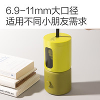 得力 全自动电动削笔机 大口径加粗铅笔彩铅通用 黑色